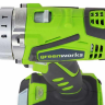 Дрель-шуруповерт ударная аккумуляторая Greenworks G24CD, 24V, без АКБ и ЗУ