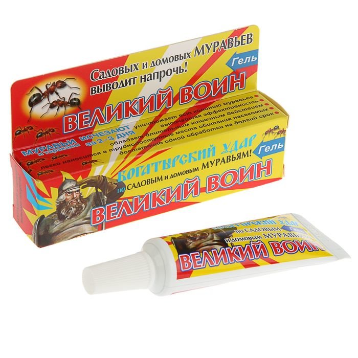 Великий воин гель от тараканов